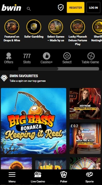 BwinCasino w wersje mobilnej Dostępność kasyna B-Win na telefon